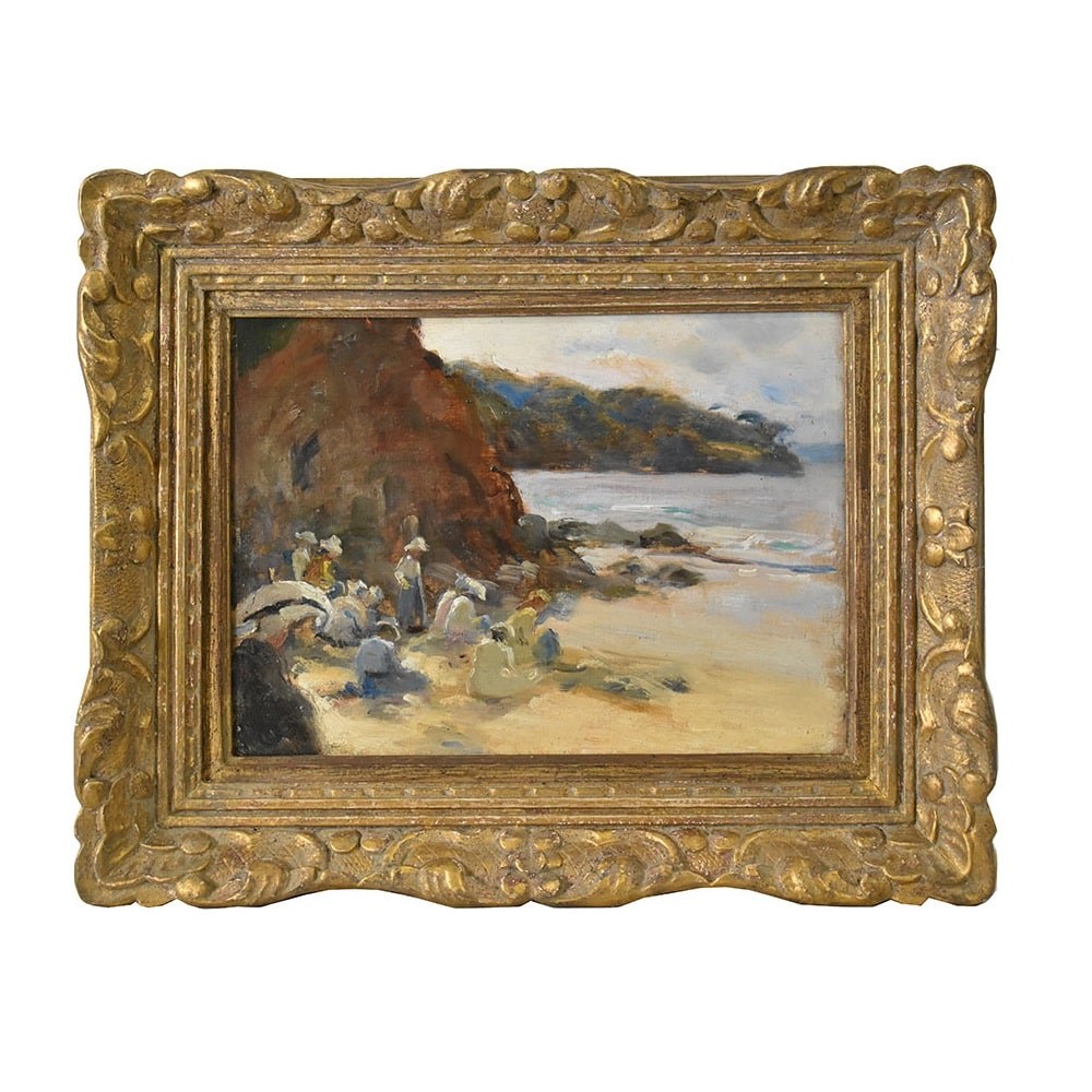 QM568 1 antique seascape painting marine maritime art XIX century.jpg